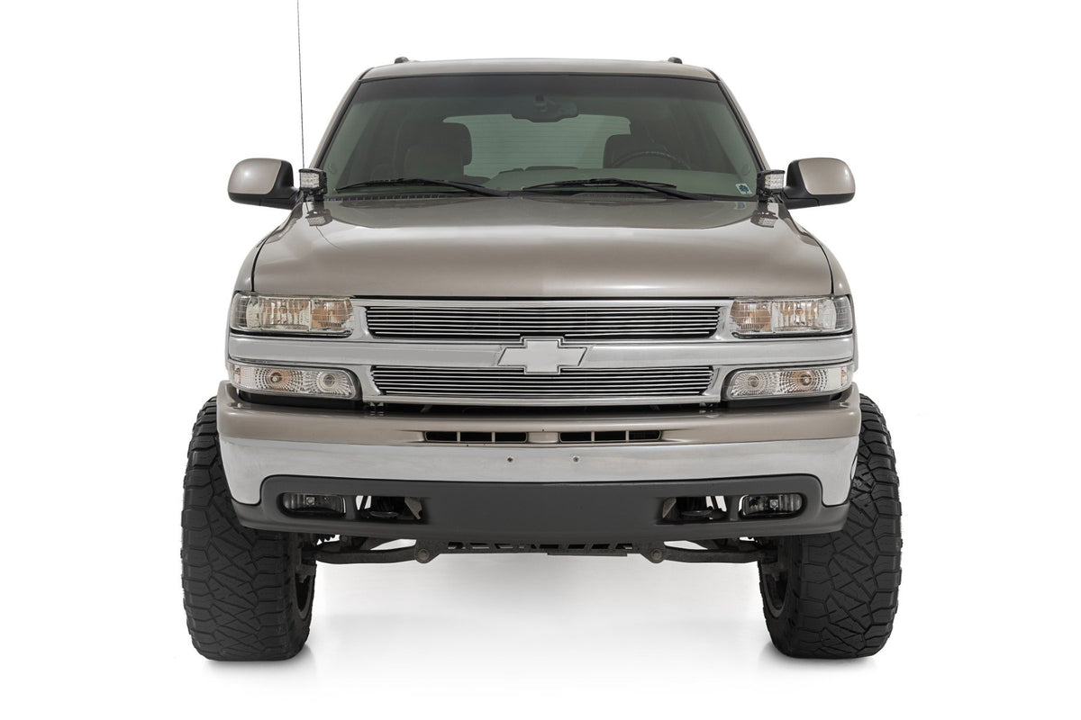 LED Light Kit | Ditch Mount | 2&quot; Black Pair | Flood | Chevy Silverado 1500 (99-06)