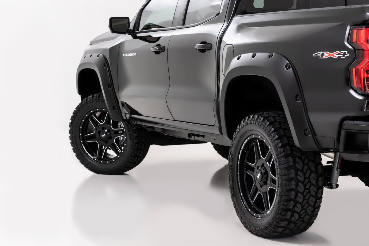 Pocket Fender Flares | GAZ Summit White | Chevy Colorado 2WD/4WD (2023-2024)