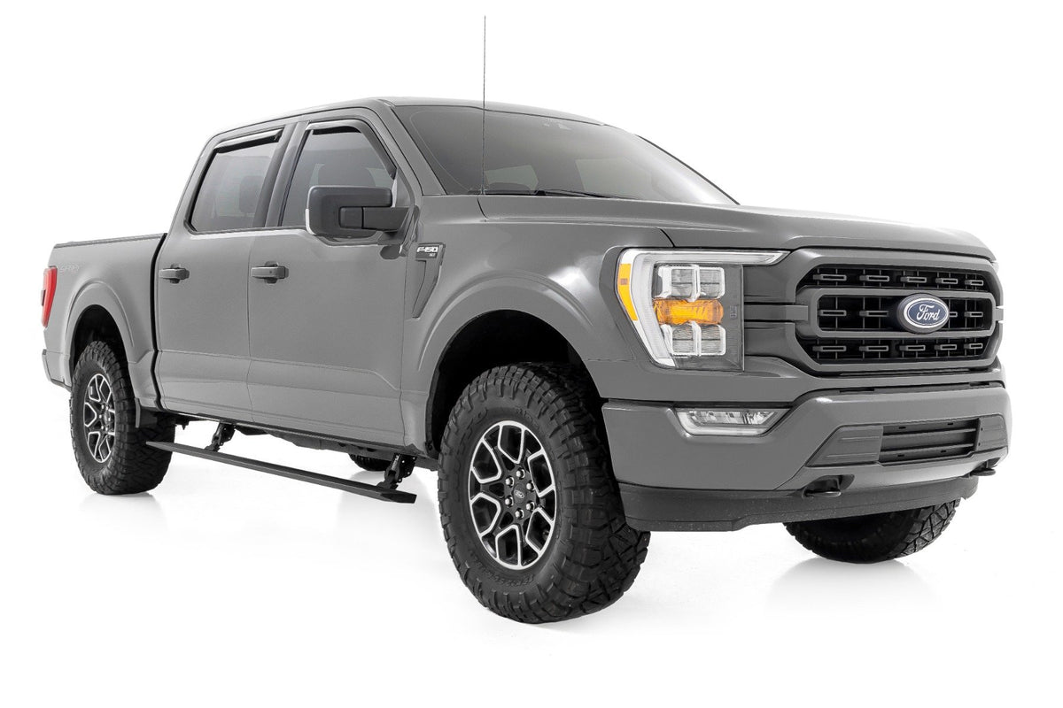 Power Running Boards | Dual Electric Motor | Ford F-150/Lightning/F-250/F-350/Raptor (15-24)