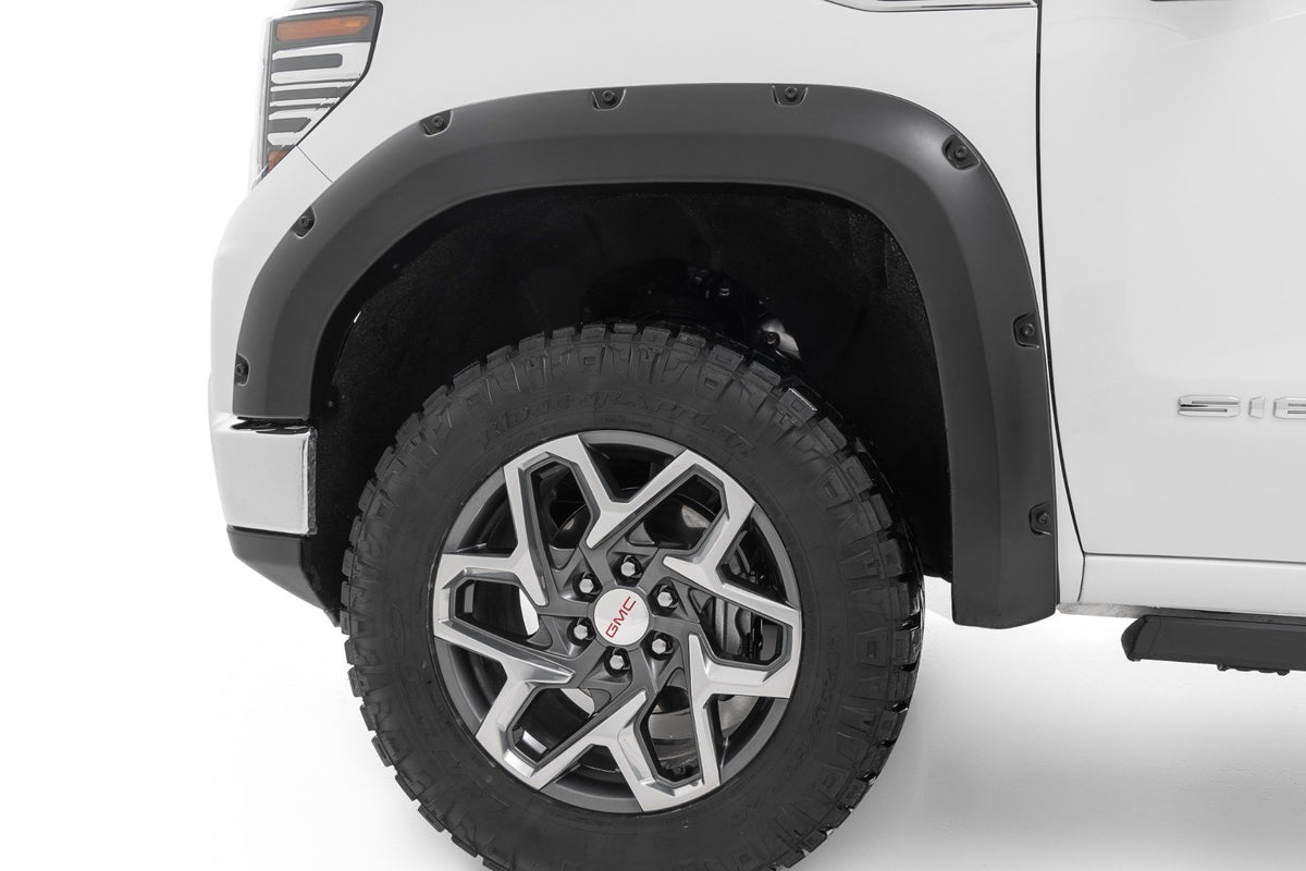 Pocket Fender Flares | G9K Satin Steel | GMC Sierra 1500 2WD/4WD (2019-2024)