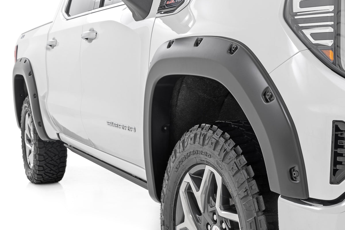 Pocket Fender Flares | GAN Silver Ice Metallic | GMC Sierra 1500 (19-24)