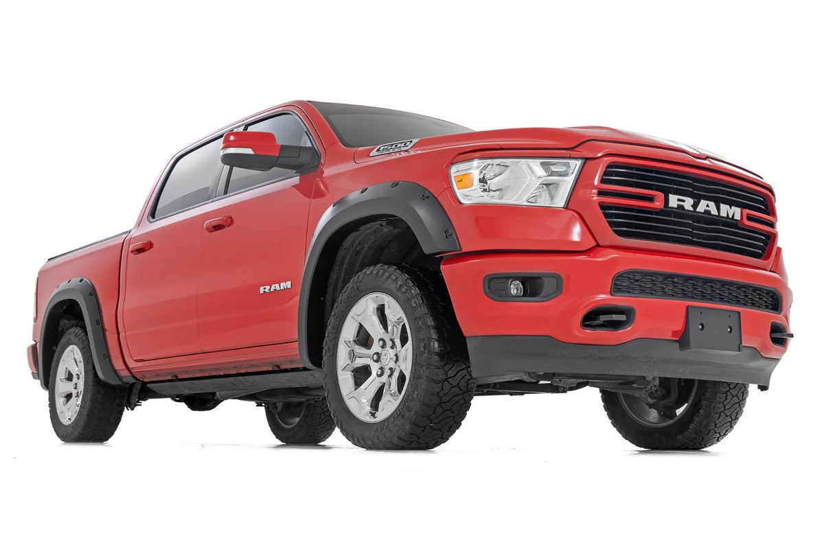 Pocket Fender Flares | PXQ Black Metallic | Ram 1500 2WD/4WD (2019-2024)