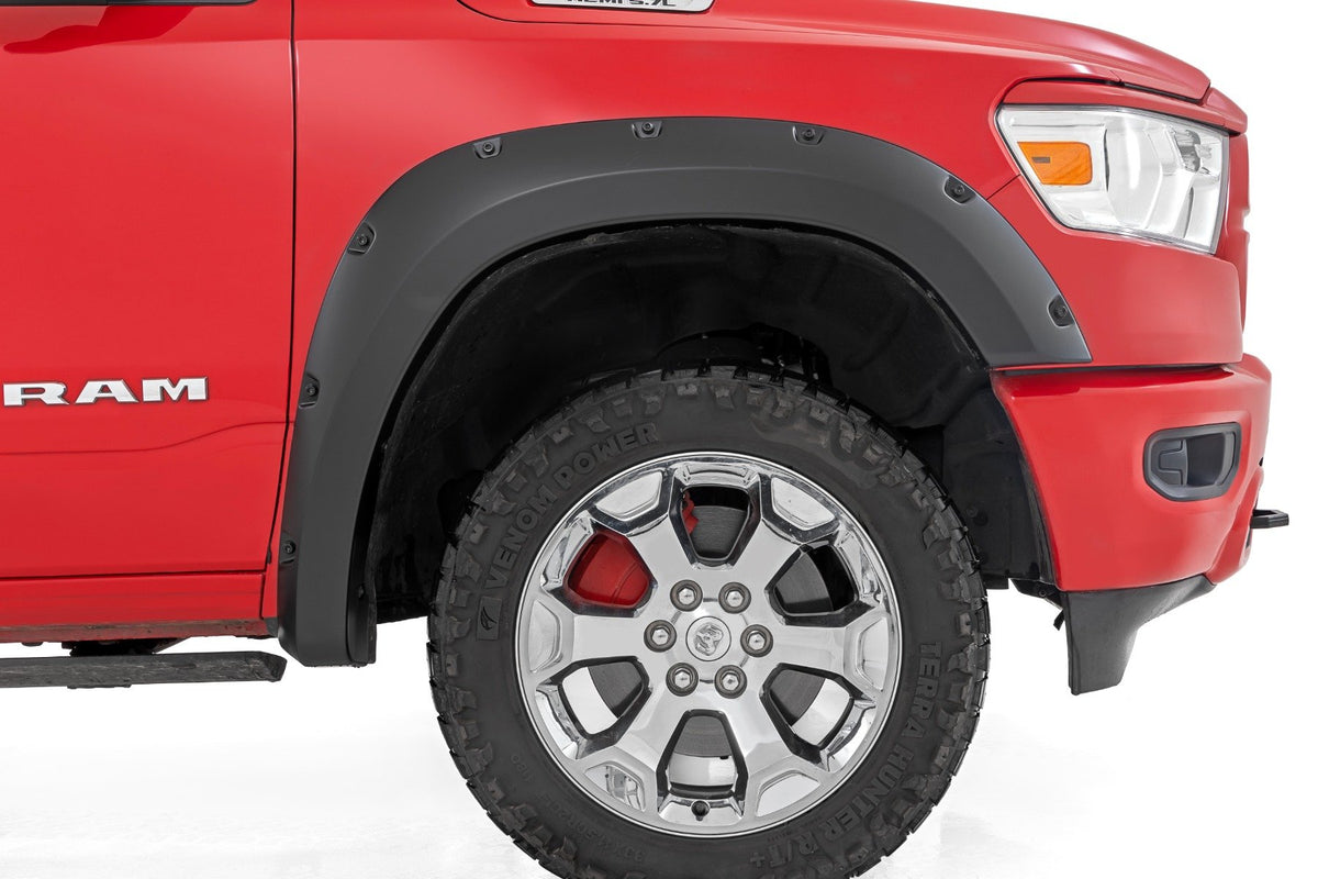 Pocket Fender Flares | PXR Brilliant Black | Ram 1500 2WD/4WD (2019-2024)