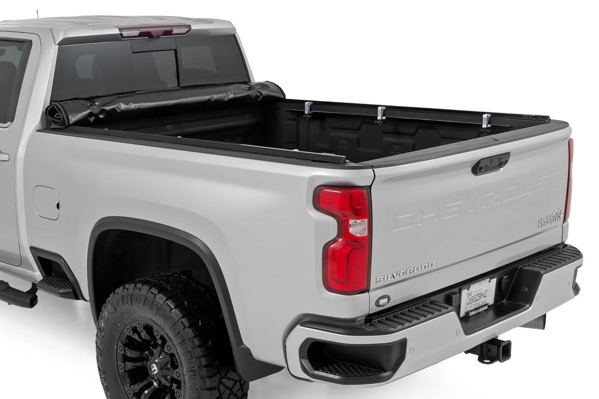 Soft Roll Up Bed Cover | 6&#39;9&quot; Bed | Chevy/GMC 2500HD/3500HD (20-24)