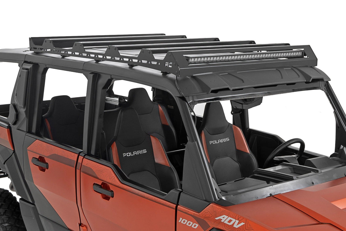 Roof Rack | 40&quot; Black Single Row | Polaris XPEDITION ADV 5 