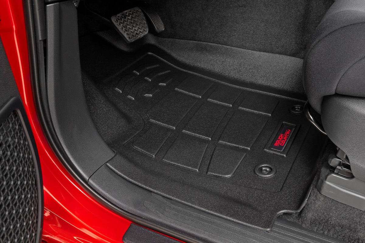 Sure-Fit Floor Mats | Front &amp; Rear | Crew | Toyota Tacoma 2WD/4WD (2024)