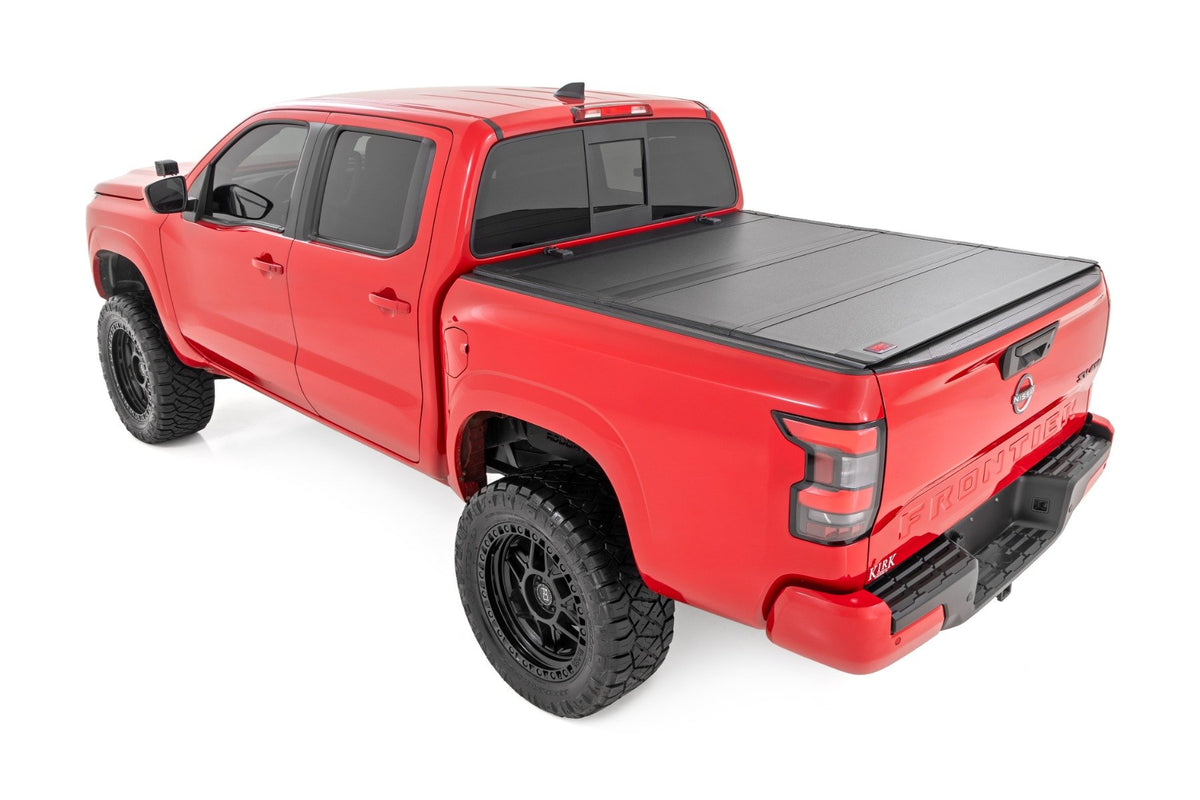 Hard Tri-Fold Flip Up Bed Cover | 5&#39; Bed | Nissan Frontier 2WD/4WD (22-24)