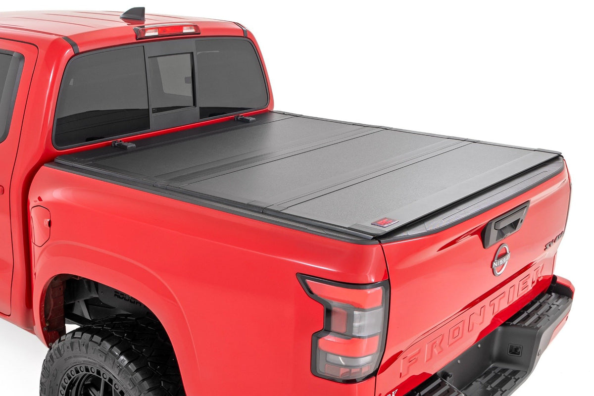 Hard Tri-Fold Flip Up Bed Cover | 5&#39; Bed | Nissan Frontier 2WD/4WD (22-24)