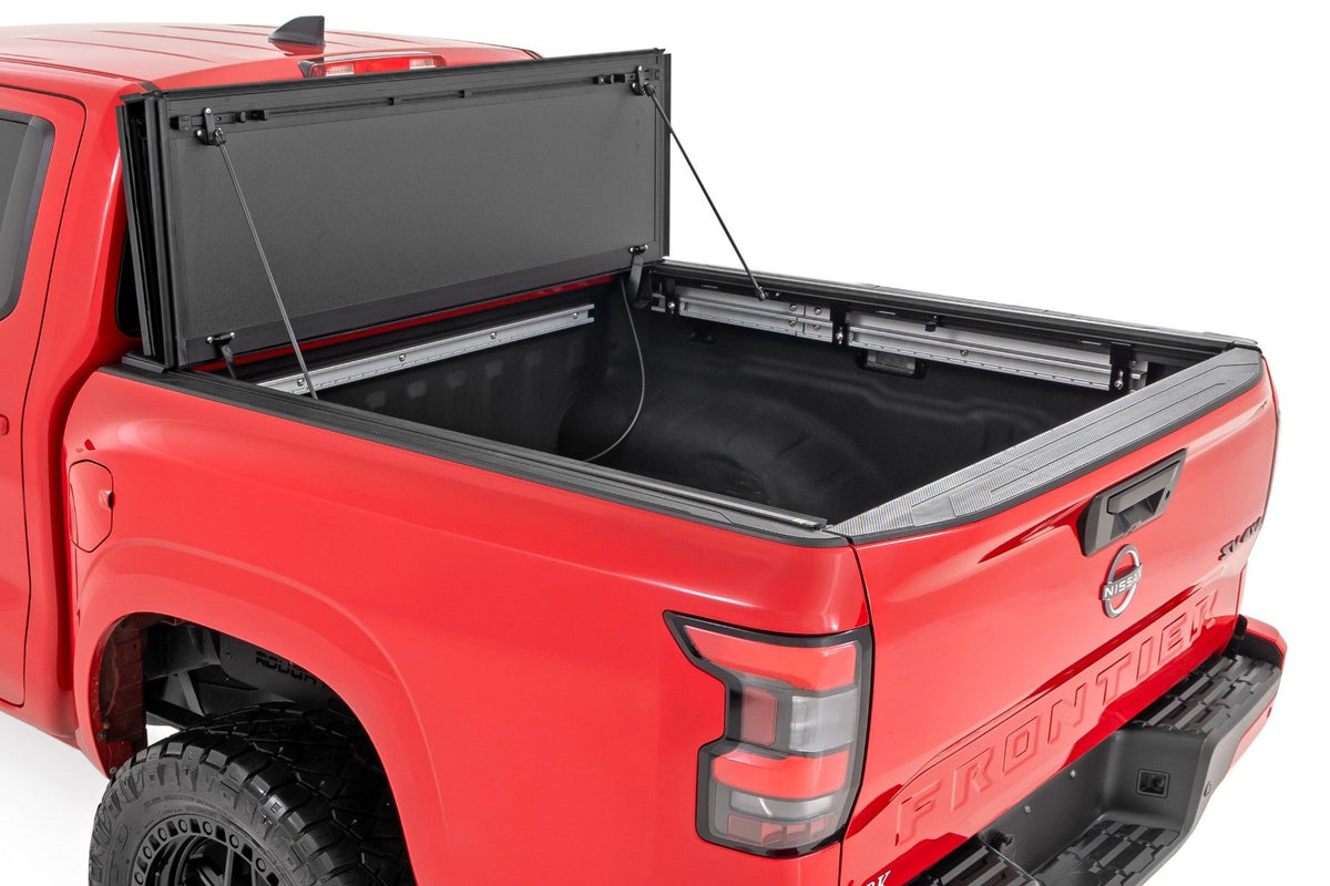 Hard Tri-Fold Flip Up Bed Cover | 5&#39; Bed | Nissan Frontier 2WD/4WD (22-24)