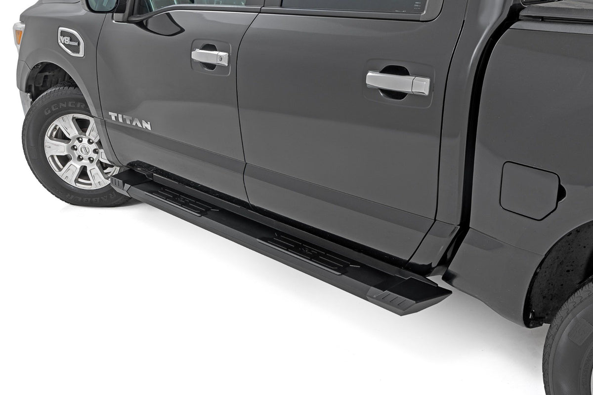 HD2 Aluminum Running Boards | Crew Cab | Nissan Titan 2WD/4WD (2004-2024)