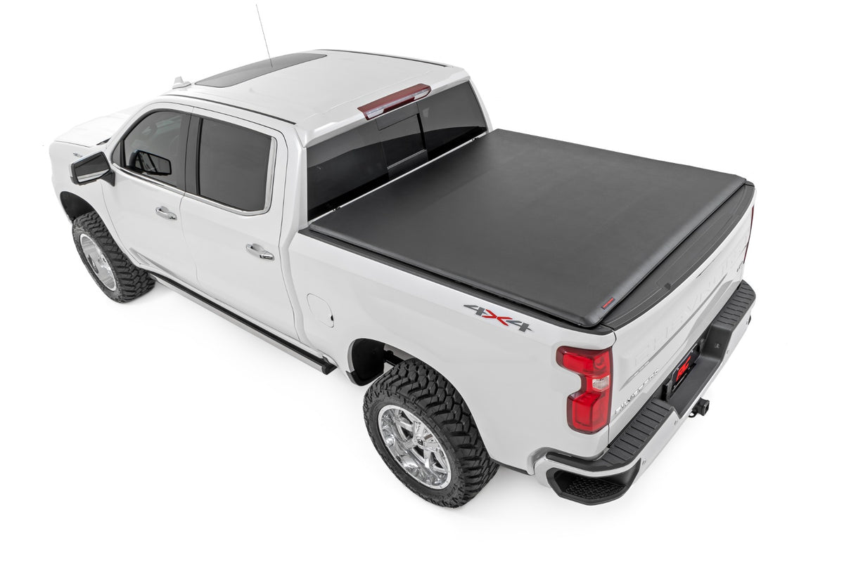 Soft Roll Up Bed Cover | 5&#39;10&quot; Bed | Chevy/GMC 1500 (19-24)