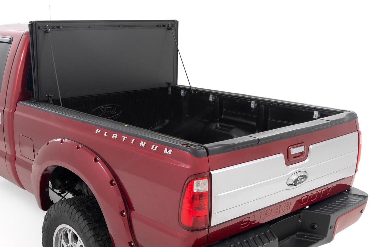 Hard Tri-Fold Flip Up Bed Cover | 6&#39;10&quot; Bed | Ford F-250/F-350 Super Duty (99-16)