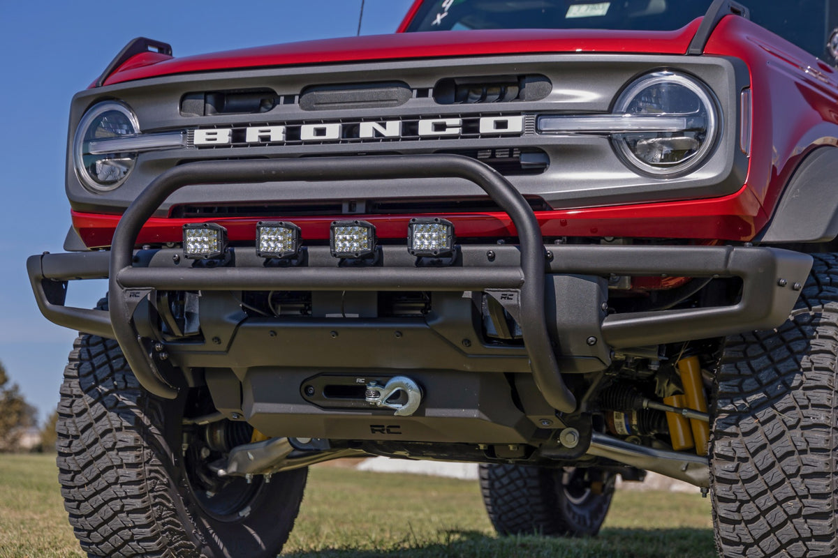 Nudge Bar | 20 Inch Chrome Single Row LED | OE Modular Steel | Ford Bronco (21-24)