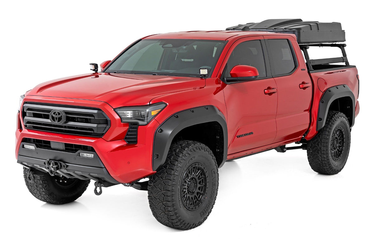 LED Light Kit | Ditch Mount | 2&quot; Black Pair | Flood | Toyota Tacoma (2024)