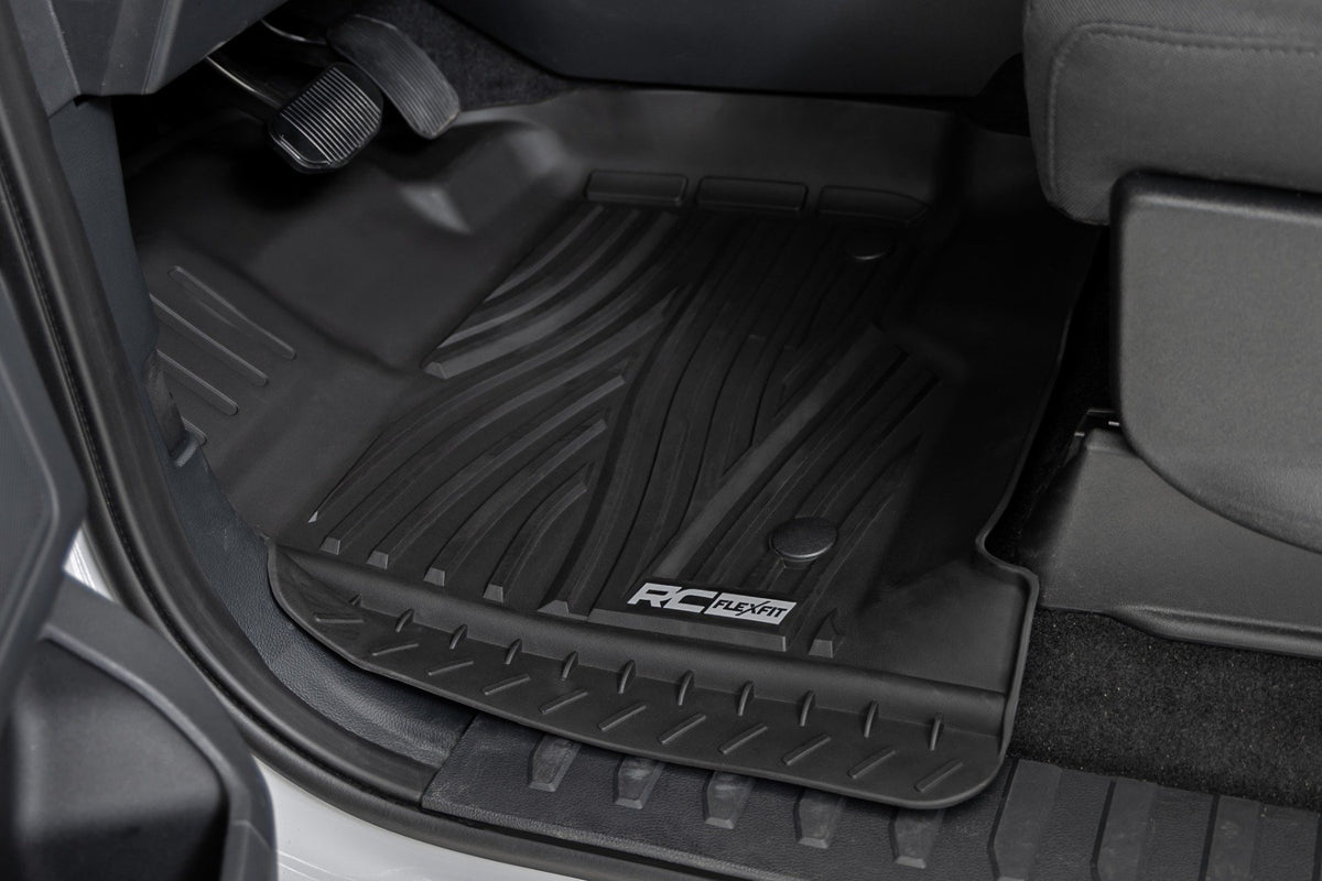 Flex-Fit Floor Mats | FR &amp; RR | Ford F-150 (15-24)/F-150 Lightning (22-24)/Raptor (17-24)