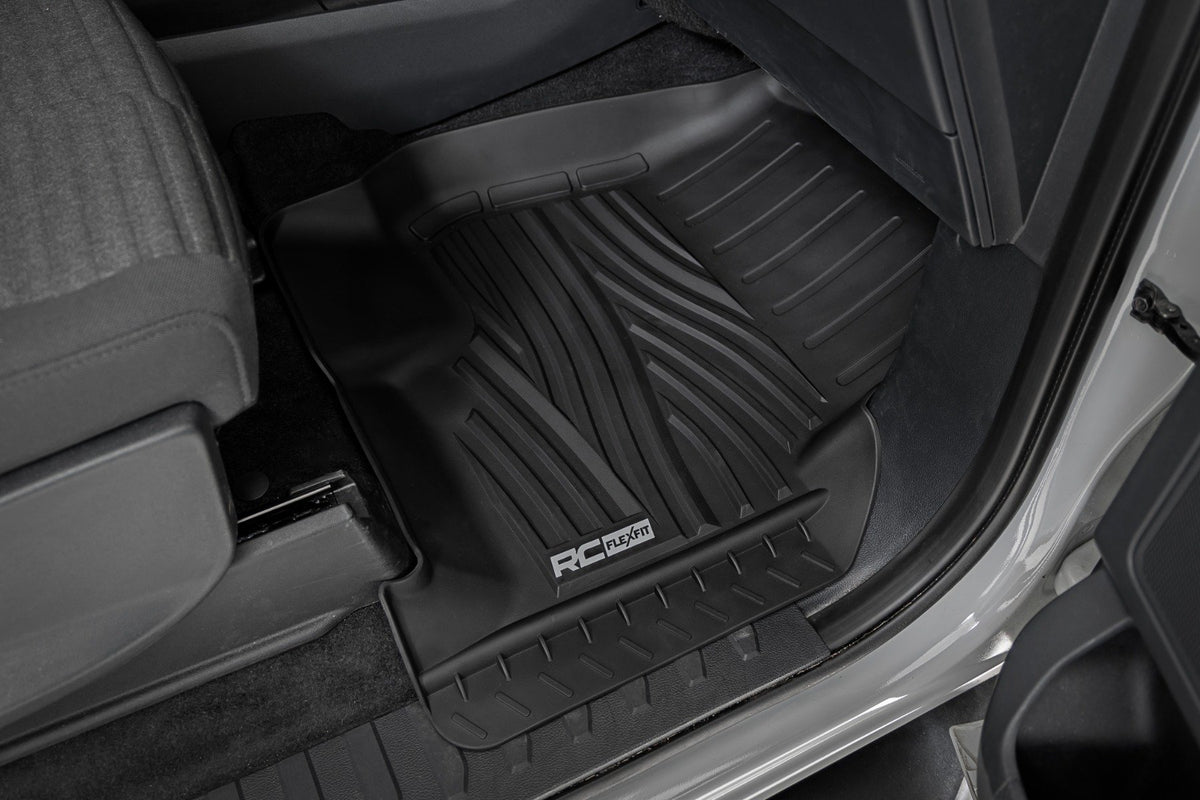 Flex-Fit Floor Mats | FR &amp; RR | Ford F-150 (15-24)/F-150 Lightning (22-24)/Raptor (17-24)