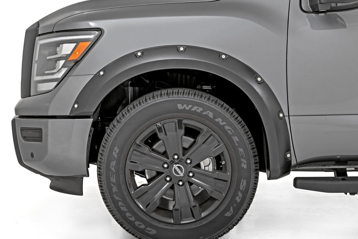 Pocket Fender Flares | G41 Magnetic Black | Nissan Titan 2WD/4WD (2017-2024)