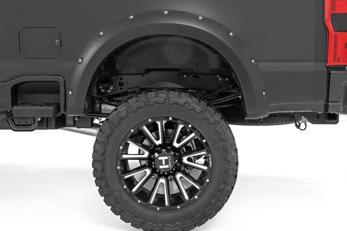 Pocket Fender Flares | JS Iconic Silver | Ford F-250/F-350 Super Duty (23-24)