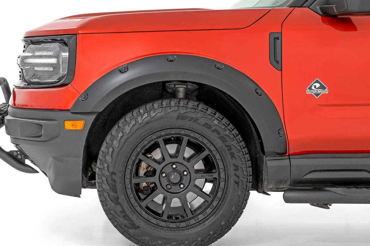 Pocket Fender Flares | Gloss Black | Ford Bronco Sport 4WD (2021-2024)