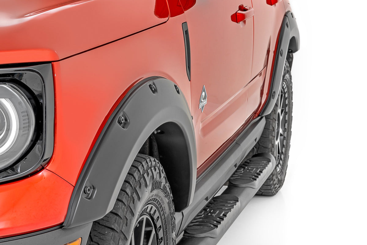 Pocket Fender Flares | Gloss Black | Ford Bronco Sport 4WD (2021-2024)