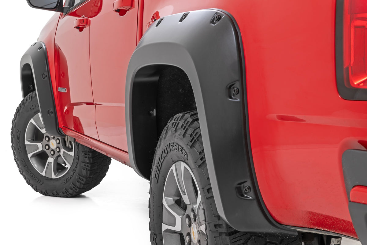 Pocket Fender Flares | GAN Silver Ice | Chevy Colorado 2WD/4WD (2015-2022)