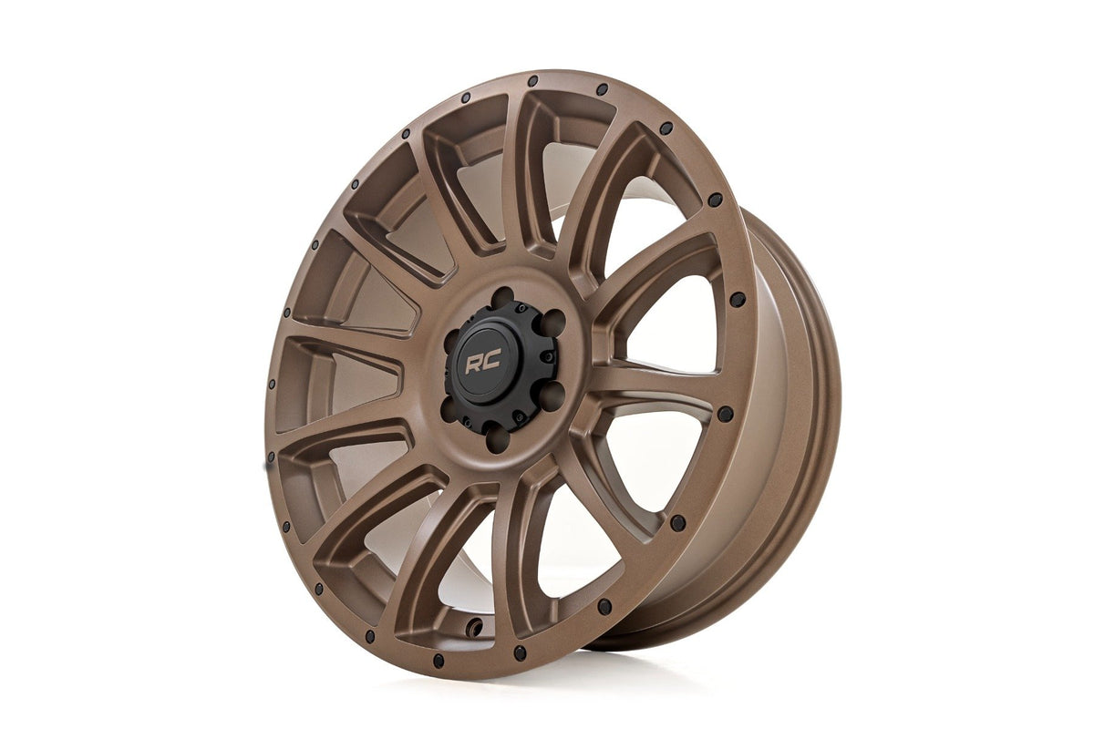 Rough Country 90 Series Wheel | One-Piece | Bronze | 18x9 | 6x5.5 | +18mm