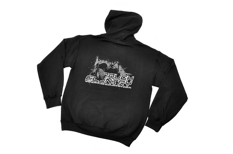 Rough Country - Rough Country Hoodie - Black - Size 3XL - 84031H