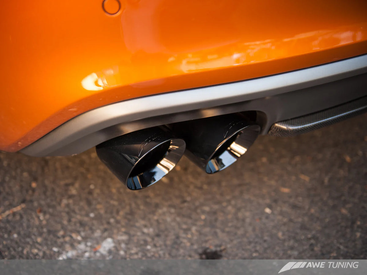 AWE Tuning Audi B8.5 S5 3.0T Track Edition Exhaust - Chrome Silver Tips (102mm)