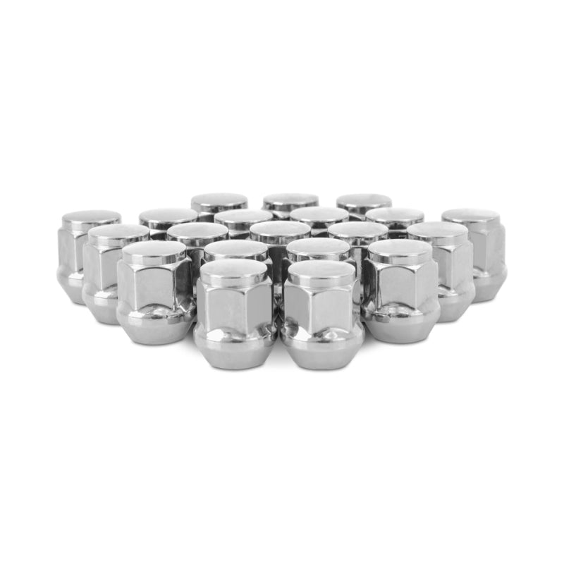 Mishimoto Steel Acorn Lug Nuts M12 x 1.5 - 20pc Set - Chrome - MMLG-AC1215-20CH