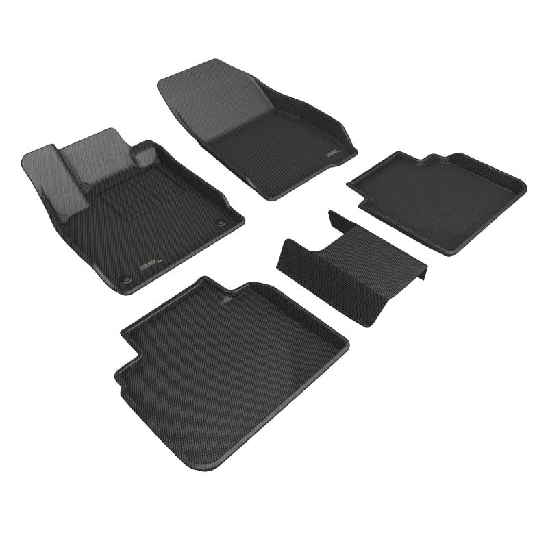 3D MAXpider 2023-2024 Honda Accord Kagu Front &amp; Rear Floormats - Black