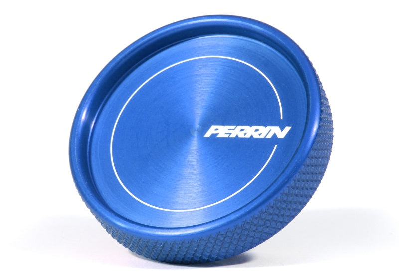 Perrin 02-24 Subaru WRX / 13+ BRZ &amp; GR86 / 04-21 STI / 00-18 Forester XT Oil Fill Cap - Blue - PSP-ENG-711BL