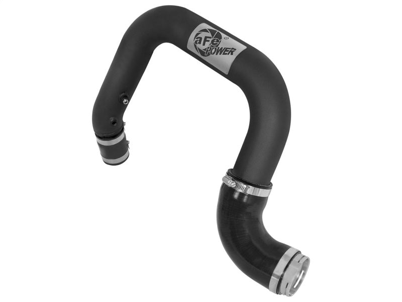 aFe BladeRunner 2.5in Black IC Tube Hot Side w/ Coupling &amp; Clamp Kit 2016 GM Colorado/Canyon 2.8L