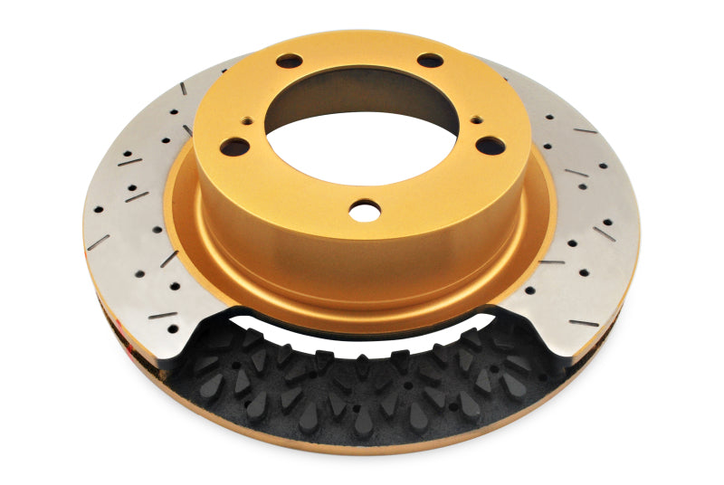 DBA 00-06 Audi TT Quattro Rear Drilled &amp; Slotted Street Series Rotor