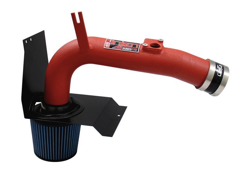 Injen 08-14 Subaru Impreza WRX/STi 2.5L 4 Cyl.(Turbo) Wrinkle Red Cold Air Intake w/ Heat Shield - SP1205WR