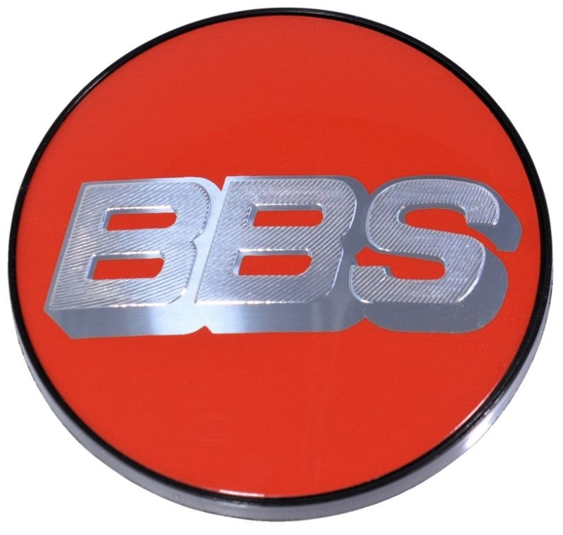 BBS Center Cap 70mm Red/Silver - 3D Floating (Cast Wheels Only)