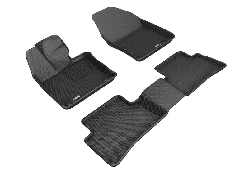 3D MAXpider 2019-2020 Lexus UX Kagu 1st  &amp; 2nd Row Floormat - Black