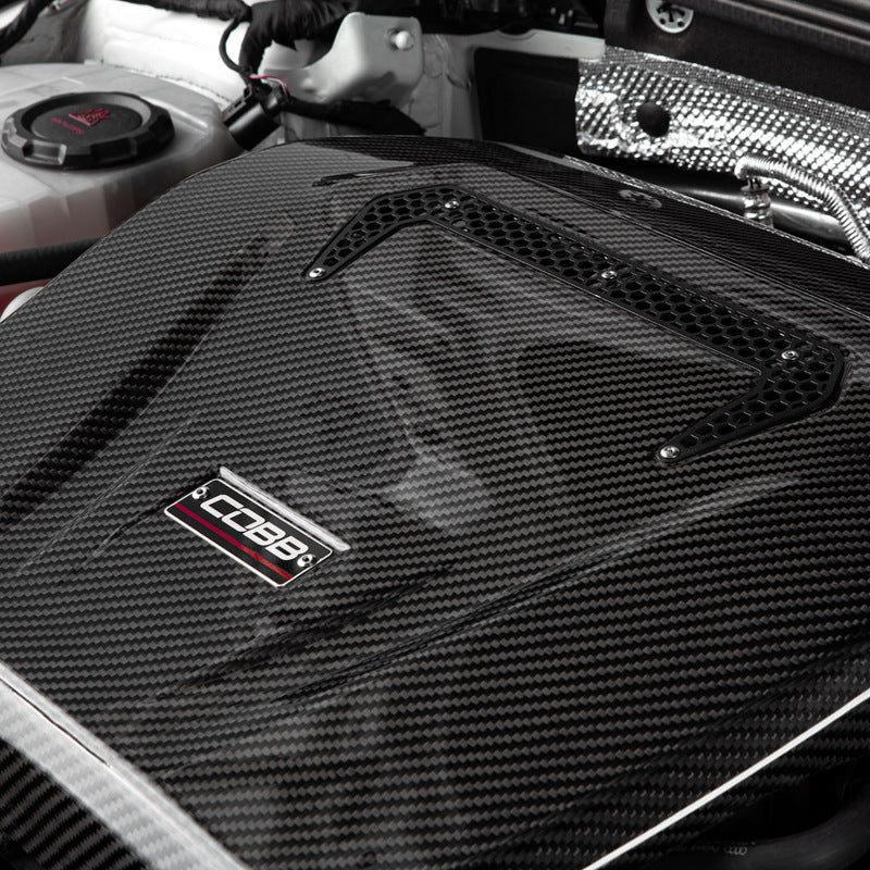 Cobb Volkswagen GTI (MK7/MK7.5/MK8) / Golf R / Audi A3 &amp; S3 (8V) Redline Carbon Fiber Engine Cover - 4V2600