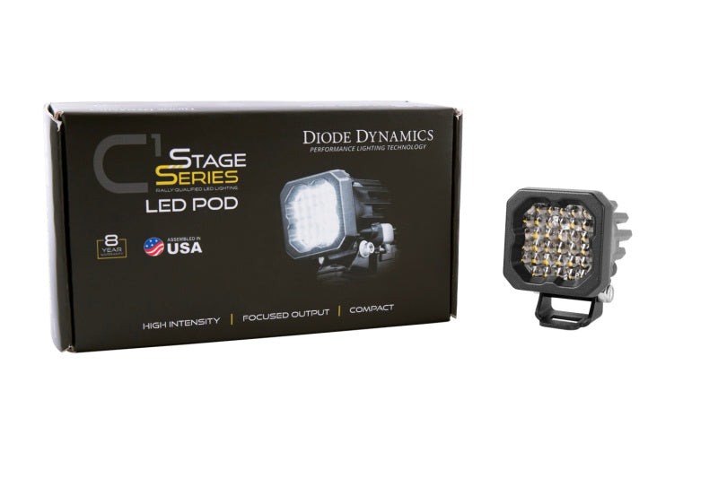 Diode Dynamics Stage Series C1R - White Flood Standard LED Pod (one) - DD7423S