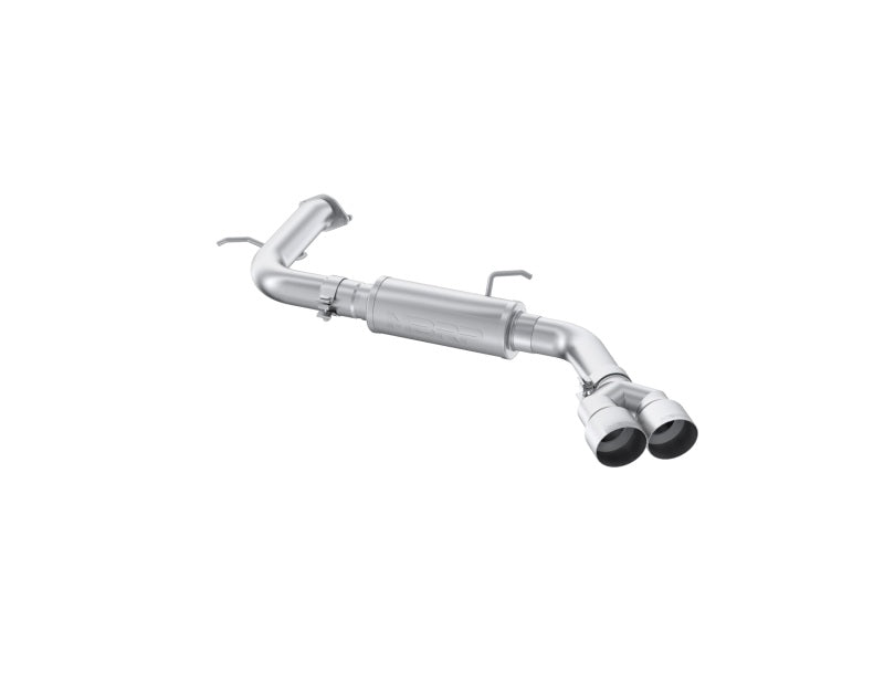 MBRP 21-24 Hyundai Elantra Aluminized Steel 3in Axle-Back Single Rear Exit with Dual Outlet Tip - S4712AL