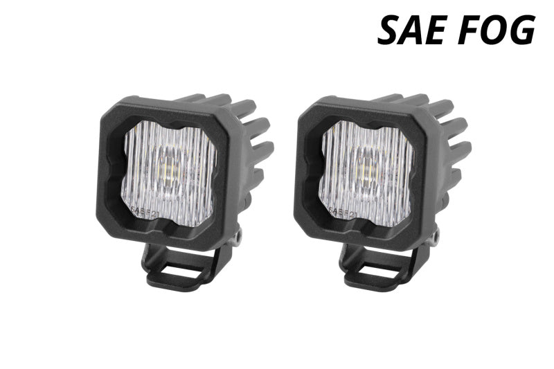 Diode Dynamics Stage Series C1 LED Pod - White SAE Fog Standard ABL (Pair) - DD6847P