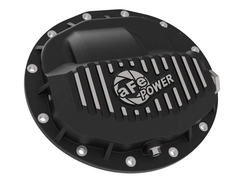 aFe Power Pro Series Front Diff Cover Black Machined &amp; Gear Oil 13-18 Dodge Ram 2500/3500