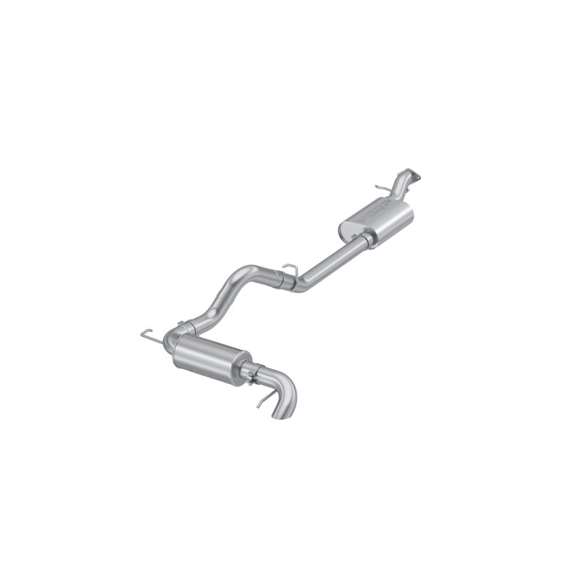 MBRP 2021+ Ford Bronco 2.3L/2.7L Aluminized Steel 3in Cat-Back, Single High Clearance Rear Exit - S5245AL