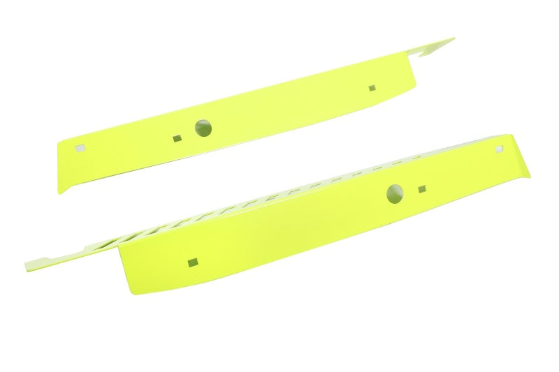 Perrin 22-23 Subaru WRX Fender Shroud Set - Neon Yellow - PSP-ENG-551NY