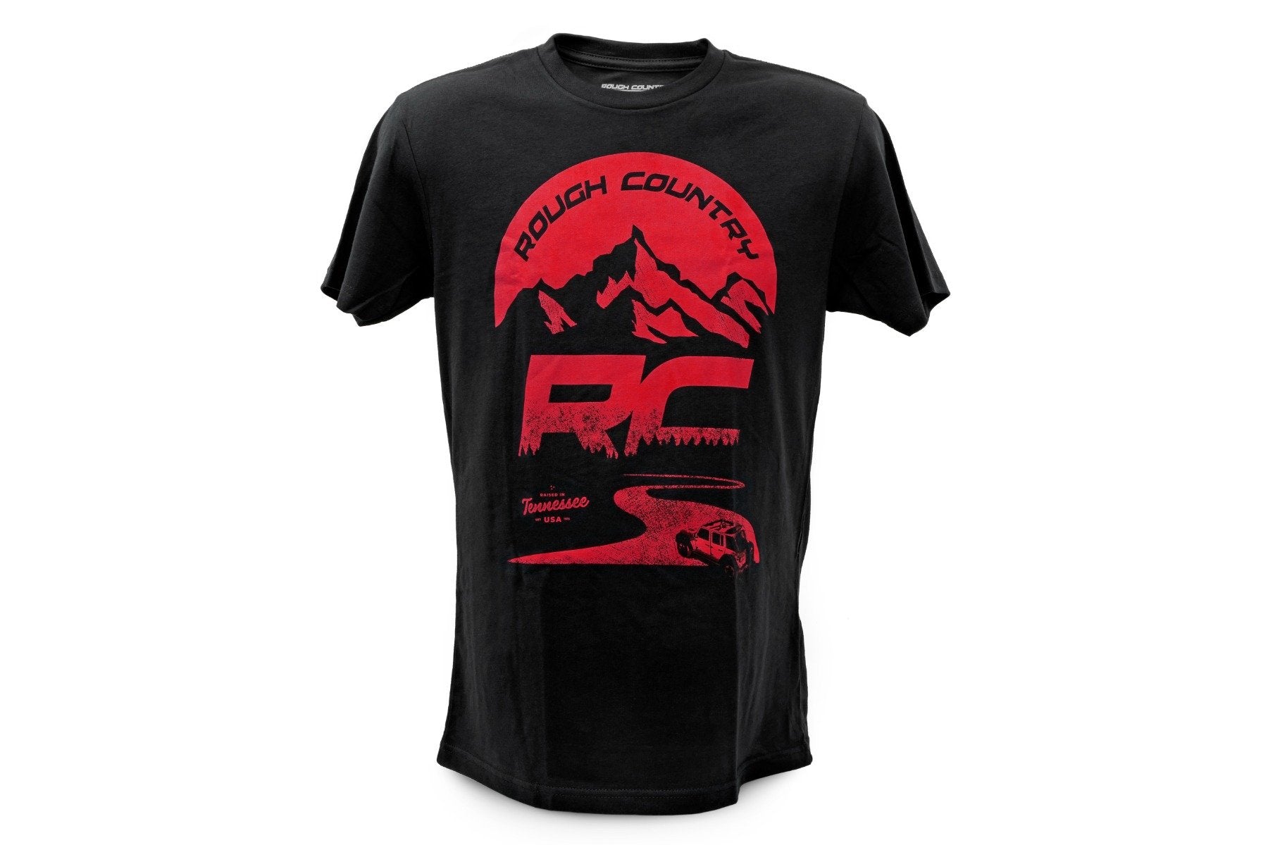 Rough Country T-Shirt | RC Mountains | Black | SM