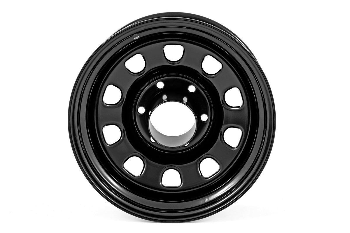 Steel Wheel | Black | 17x9 | 8x6.5 | 5.10 Bore | -12