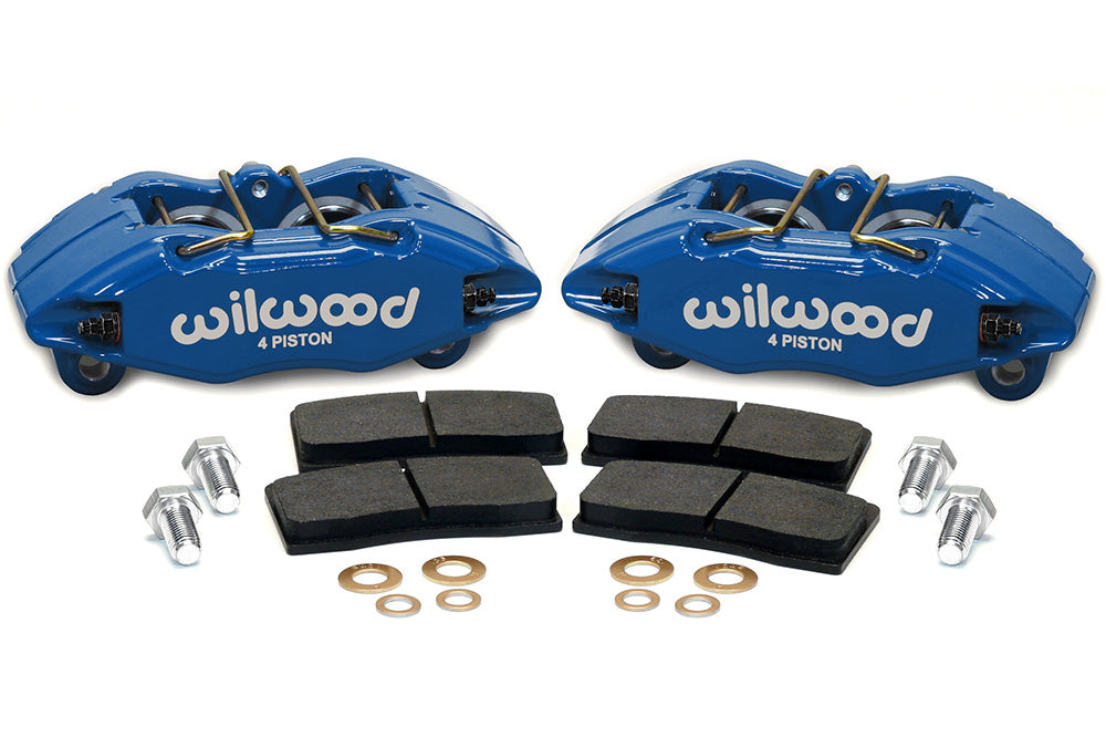 Wilwood DPHA Front Caliper &amp; Pad Kit Blue Honda / Acura w/ 262mm OE Rotor