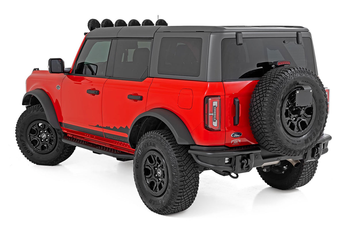 OV2 Running Boards | Side Step Bars | 4-Door | Ford Bronco 4WD (2021-2024)