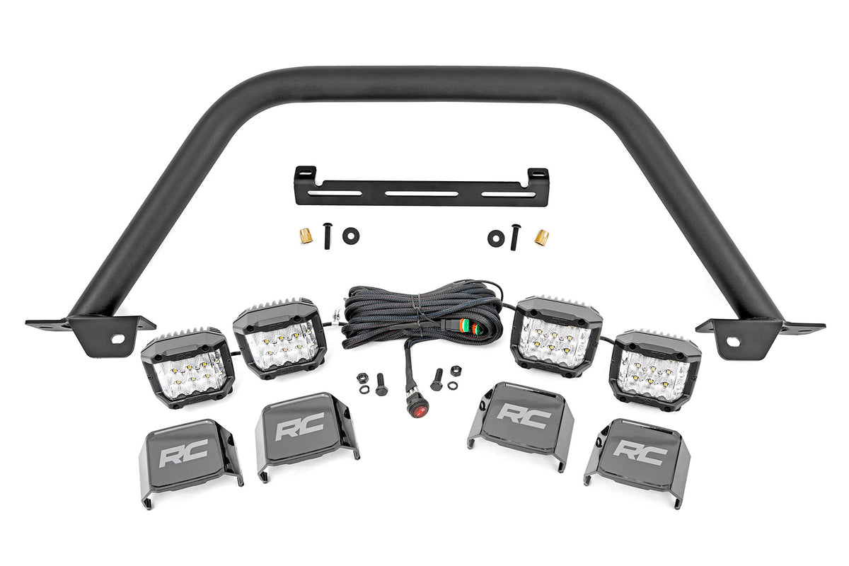 Safari Bar | 3&quot; OSRAM (Quad) | Wide | OE Modular Steel | Ford Bronco (21-24)