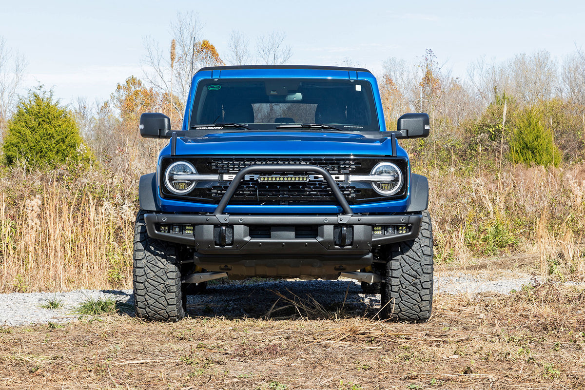 Safari Bar | 12&quot; LED Light Bar | Black | DRL | Single Row | OE Modular Steel | Ford Bronco (21-24)