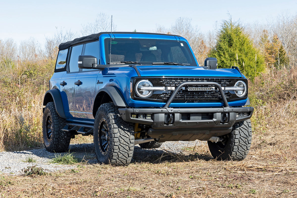 Safari Bar | 12&quot; LED Light Bar | Black | Single Row | OE Modular Steel | Ford Bronco (21-24)